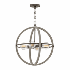 Hinkley Bodie Chandelier - Dark Cement - 3424DC