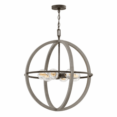 Hinkley Bodie Chandelier - Dark Cement - 3426DC