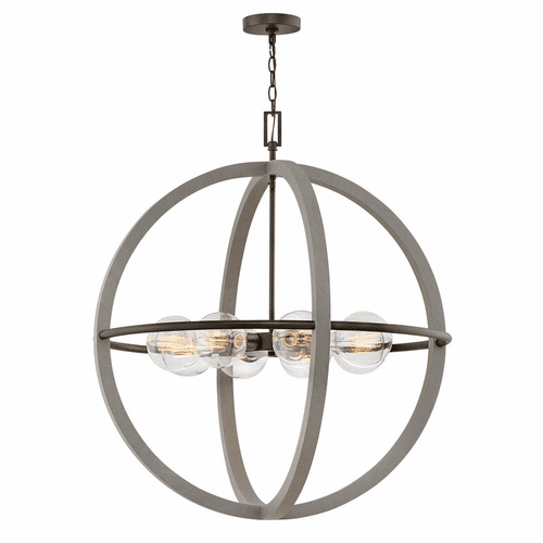 Hinkley Bodie Chandelier - Dark Cement - 3428DC