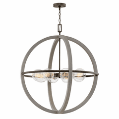 Hinkley Bodie Chandelier - Dark Cement - 3428DC