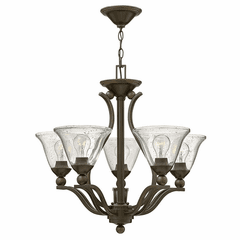 Hinkley Bolla Single Tier Foyer Chandelier - Bronze - 4655OB-CL