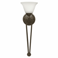 Hinkley Bolla Wall Sconce - Olde Bronze with Opal Glass - 4671OB-OPAL