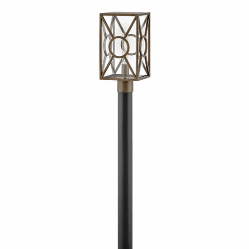 Hinkley Brixton Outdoor Post Top/Pier Mount Lantern - Burnished Bronze - 18371BU