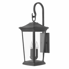 Hinkley Bromley Outdoor Medium Wall Mount - Museum Black - 2366MB-LL