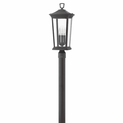 Hinkley Bromley Outdoor Post Top/ Pier Mount - Museum Black - 2361MB