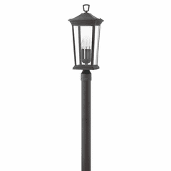 Hinkley Bromley Outdoor Post Top/ Pier Mount - Museum Black - 2361MB