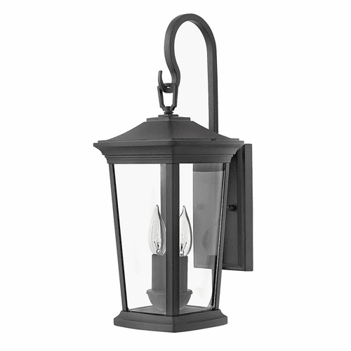Hinkley Bromley Outdoor Small Wall Mount - Museum Black - 2364MB