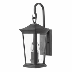 Hinkley Bromley Outdoor Small Wall Mount - Museum Black - 2364MB