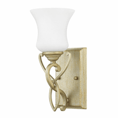 Hinkley Brooke Bathroom Wall Sconce - Silver Leaf - 5000SL