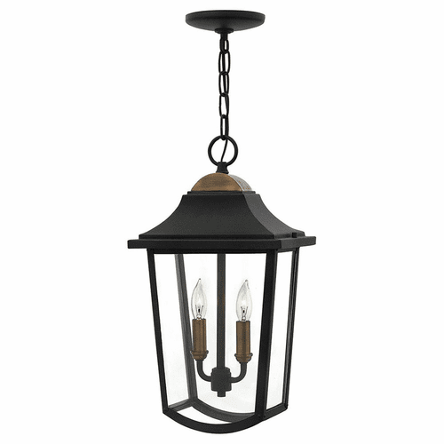 Hinkley Burton Outdoor Hanging Light - Black - 1972BK
