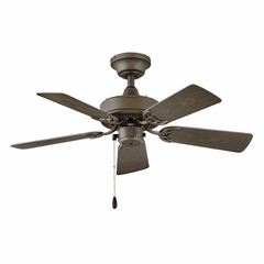 Hinkley Cabana  36" Ceiling Fan - Metallic Matte Bronze - 901836FMM-NWA