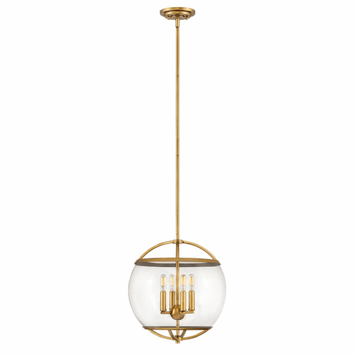 Hinkley Calvin Pendant - Heritage Brass - 3934HB