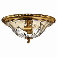 Hinkley Cambridge Flush Mount - Burnished Brass - 3616BB
