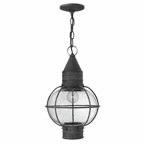 Hinkley Cape Cod Outdoor Hanging Light - Aged Zinc - 2202DZ
