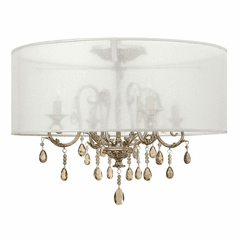 Hinkley Carlton Semi-Flush Mount - Silver Leaf - 4771SL