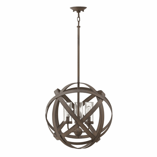 Hinkley Carson Outdoor Hanging Light - Vintage Iron - 29703VI-LV