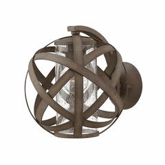 Hinkley Carson Outdoor Small Wall Mount Lantern - Vintage Iron - 29700VI-LV