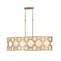 Hinkley Carter Chandelier - Burnished Gold - 4738BNG