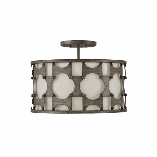 Hinkley Carter Semi-Flush Mount - Weathered Bronze - 4733WBZ