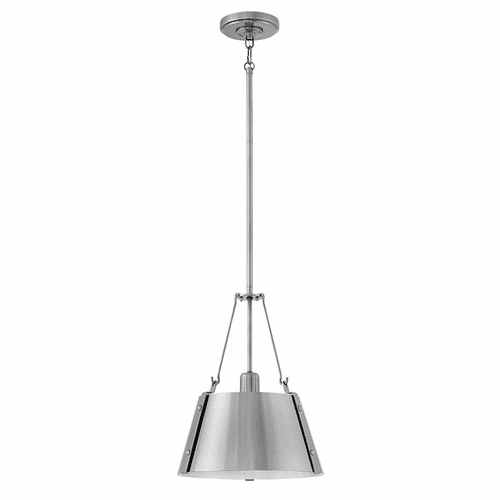 Hinkley Cartwright Pendant - Polished Antique Nickel - 3397PL