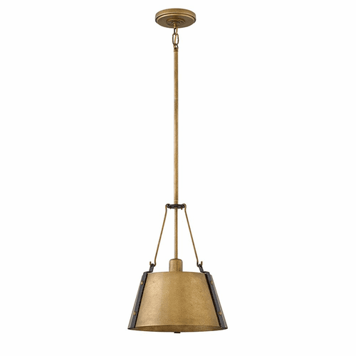 Hinkley Cartwright Pendant - Rustic Brass - 3397RS