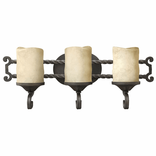 Hinkley Casa 3-LT Bath Light - Olde Black - 5543OL