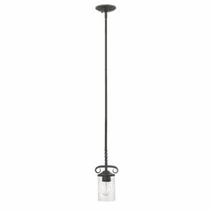 Hinkley Casa Pendant - Olde Black with Clear Seedy Glass - 4017OL-CL