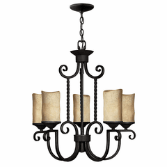Hinkley Casa Single Tier Foyer Chandelier - Olde Black - 4015OL Hinkley Casa Single Tier Foyer Chandelier - Olde Black - 4015OL