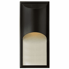 Hinkley Cascade Outdoor Medium Wall Mount - Satin Black - 1834SK Hinkley Cascade Outdoor Medium Wall Mount - Satin Black - 1834SK