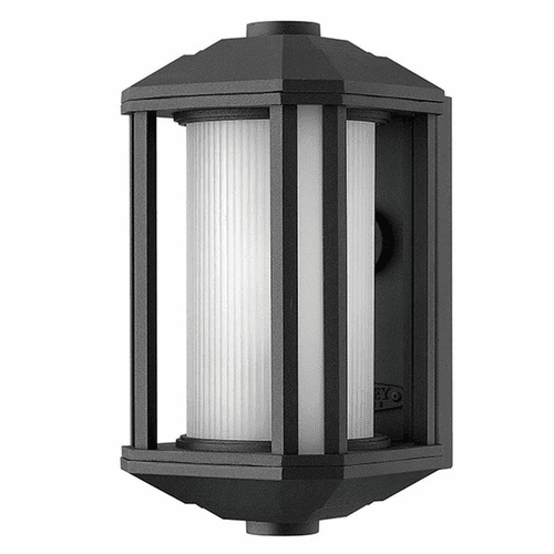 Hinkley Castelle Outdoor Mini Wall Mount - Black - 1396BK-LED