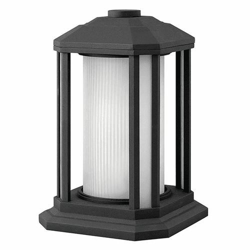 Hinkley Castelle Outdoor Pier Mount - Black - 1397BK-LED