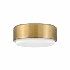 Hinkley Cedric Medium Flush Mount - Lacquered Brass - 30073LCB