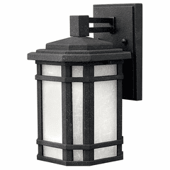 Hinkley Cherry Creek Outdoor Small Wall Mount - Vintage Black - 1270VK