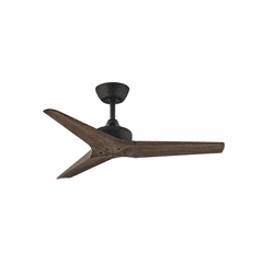 Hinkley Chisel 44" Ceiling Fan - Matte Black - 903744FMB-NDD
