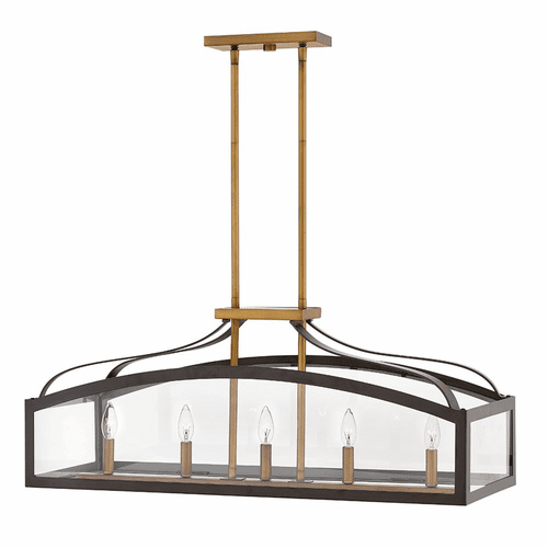 Hinkley Clarendon Linear Chandelier - Bronze - 3416BZ