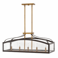 Hinkley Clarendon Linear Chandelier - Bronze - 3416BZ
