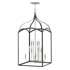 Hinkley Clarendon Three Tier Chandelier - Aged Zinc - 3419DZ Hinkley Clarendon Three Tier Chandelier - Aged Zinc - 3419DZ