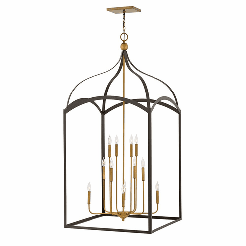 Hinkley Clarendon Three Tier Chandelier - Bronze - 3419BZ