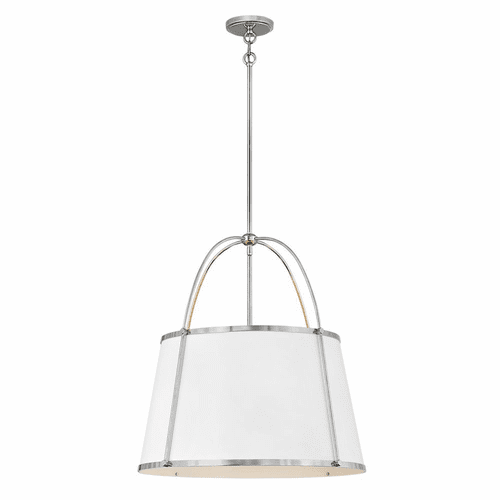 Hinkley Clarke Chandelier - Polished Nickel - 4895PN
