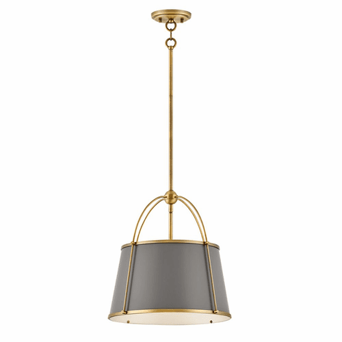 Hinkley Clarke Medium Pendant - Lacquered Dark Brass - 4894LDB