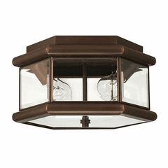 Hinkley Clifton Park Outdoor Flush Mount - Copper Bronze - 2429CB