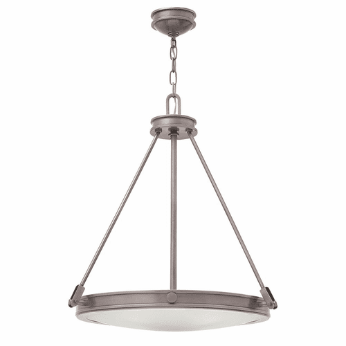 Hinkley Collier Inverted Pendant - Antique Nickel - 3384AN