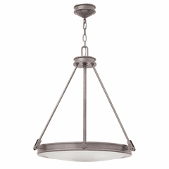 Hinkley Collier Inverted Pendant - Antique Nickel - 3384AN