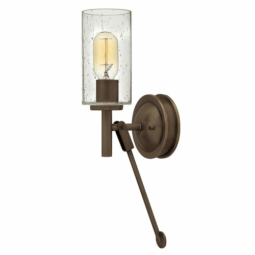 Hinkley Collier Wall Sconce - Light Oiled Bronze - 3380LZ
