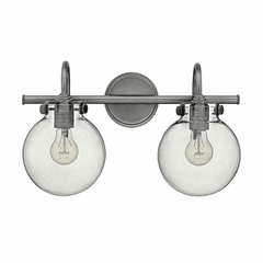 Hinkley Congress 2-LT Bath Light - Antique Nickel - 50024AN