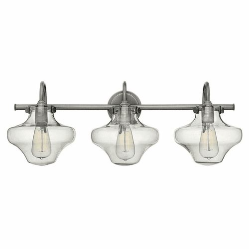 Hinkley Congress 3-LT Bath Light - Antique Nickel - 50031AN