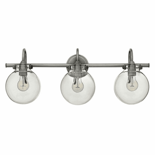 Hinkley Congress 3-LT Bath Light - Antique Nickel - 50034AN
