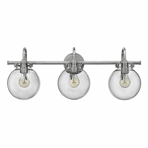 Hinkley Congress 3-LT Bath Light - Chrome - 50034CM
