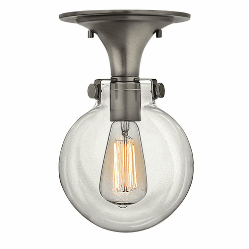 Hinkley Congress Flush Mount - Antique Nickel - 3149AN