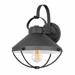 Hinkley Crew Outdoor Wall Mount - Black - 2694BK